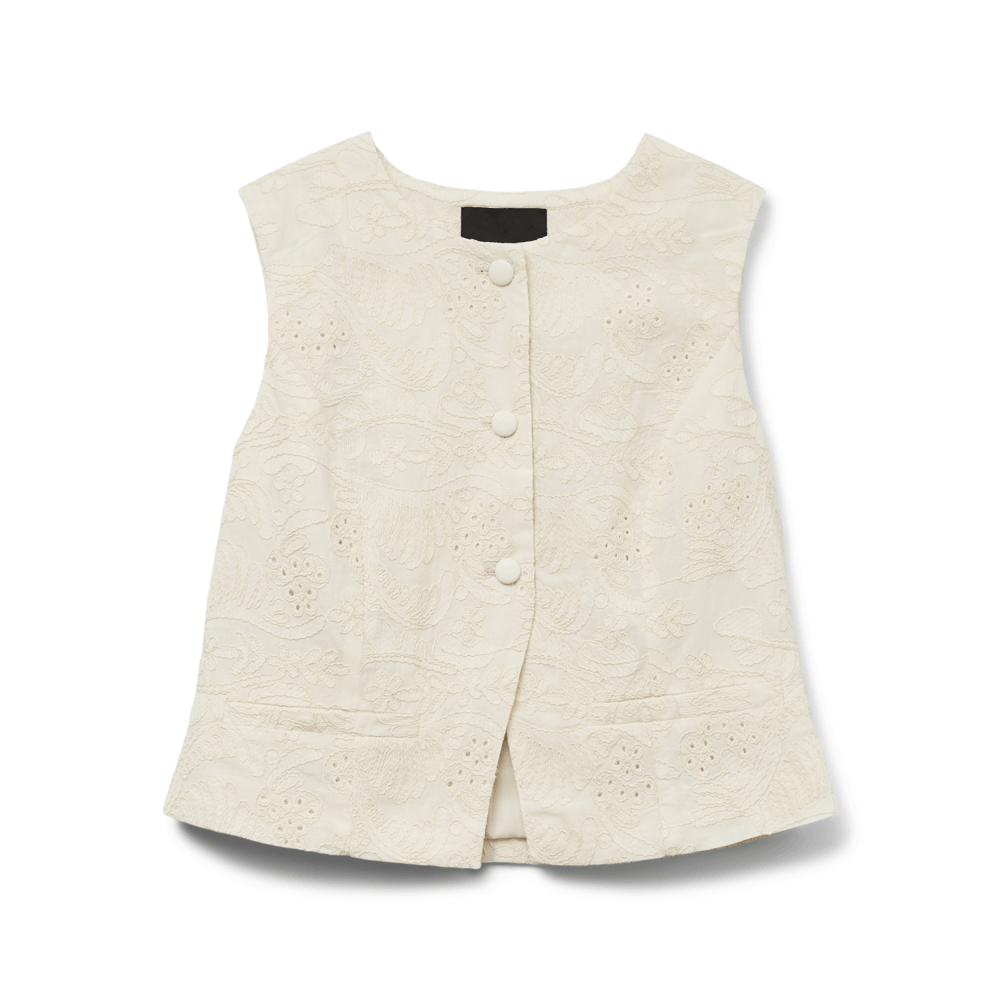 Vero Moda Eline Short Embroidered Waistcoat